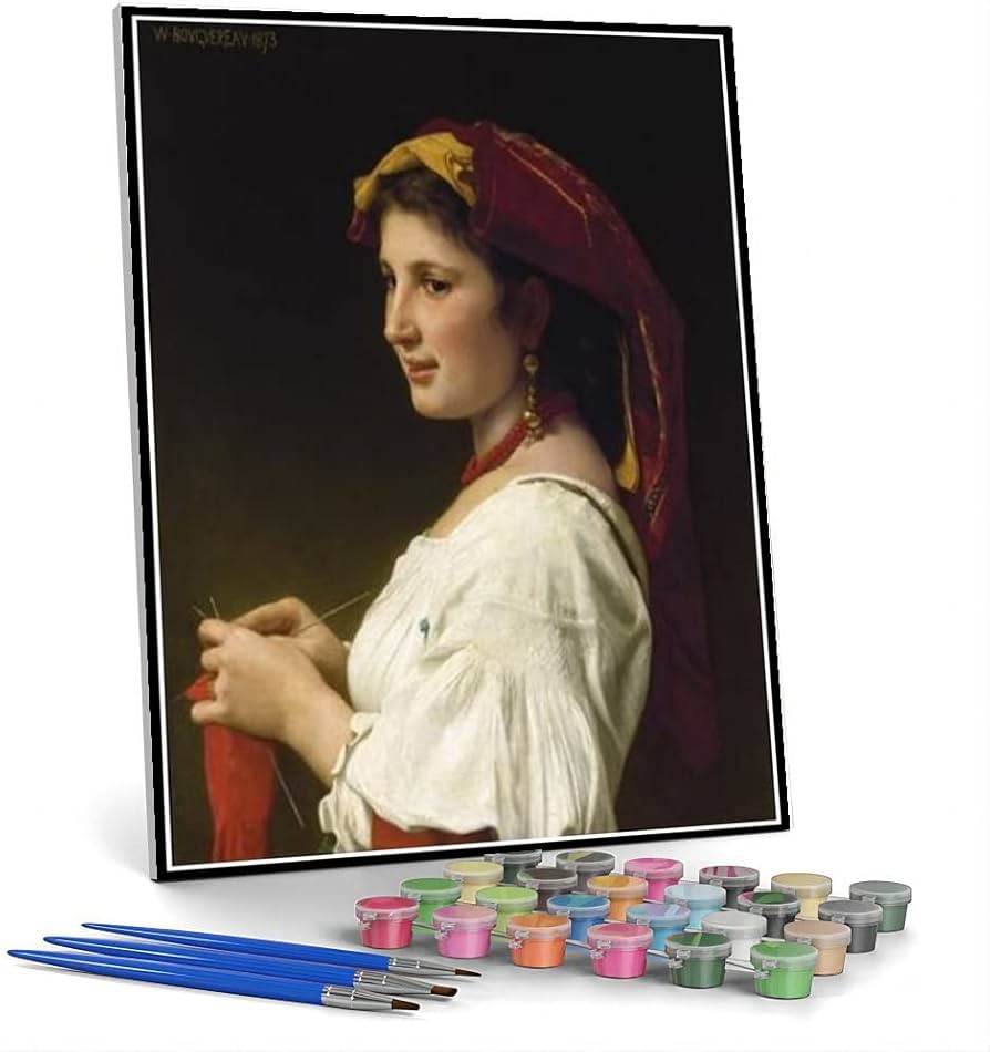 Amazon | DIY数字油絵キャンバスの油絵大人の子供のためのギフト